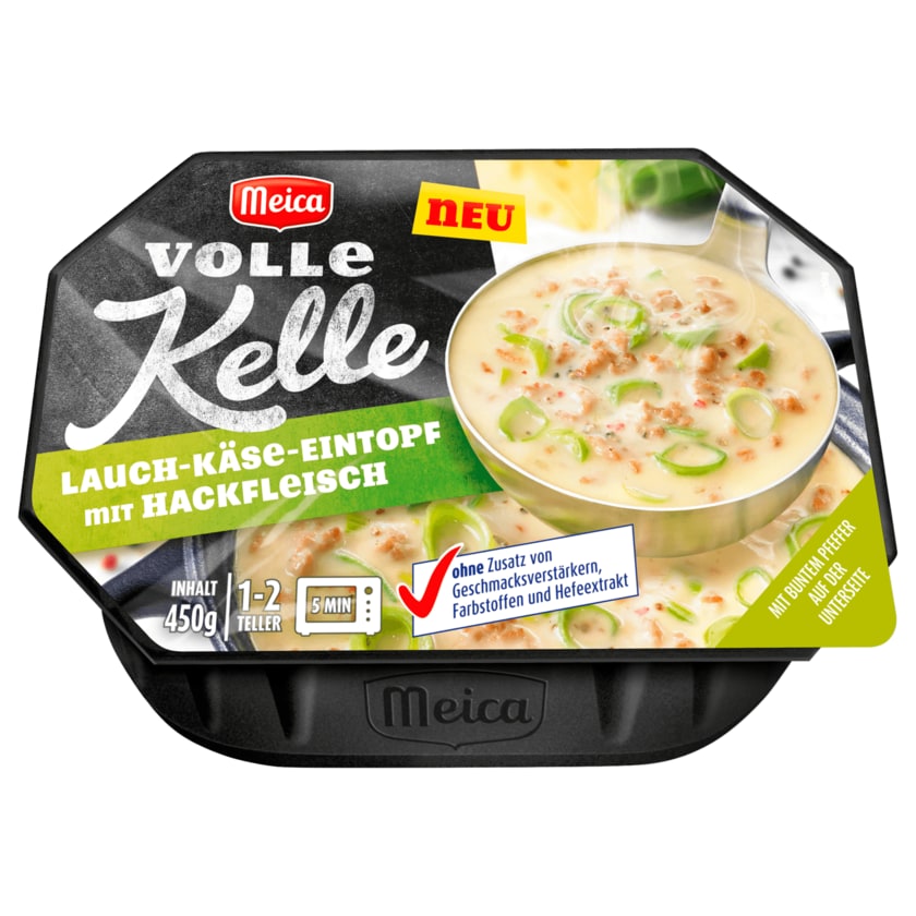 Meica Volle Kelle Lauch-Käse-Eintopf mit Hackfleisch 450g